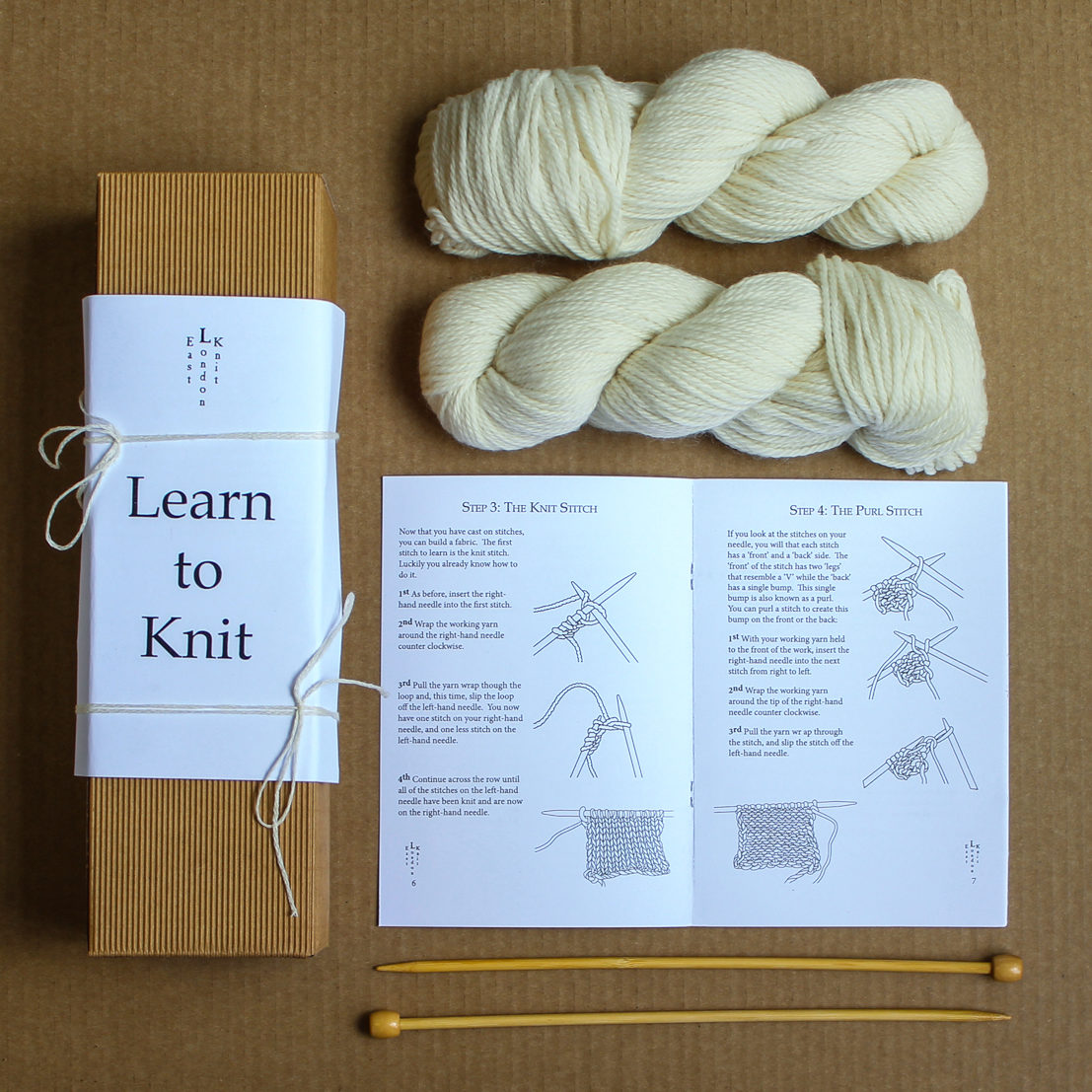 Knot A Knitter Knit Kit, Complete Beginner Knit Kit, Get Started With  Knitting, Everything You Need to Learn Knit, Stockinette, Rib and Moss -   UK